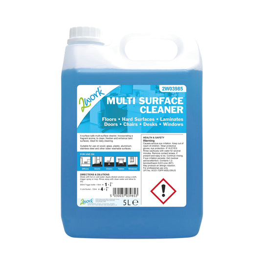 2Work Multi Surface Cleaner Concentrate 5 Litre 2W03985 - [CLEARANCE]