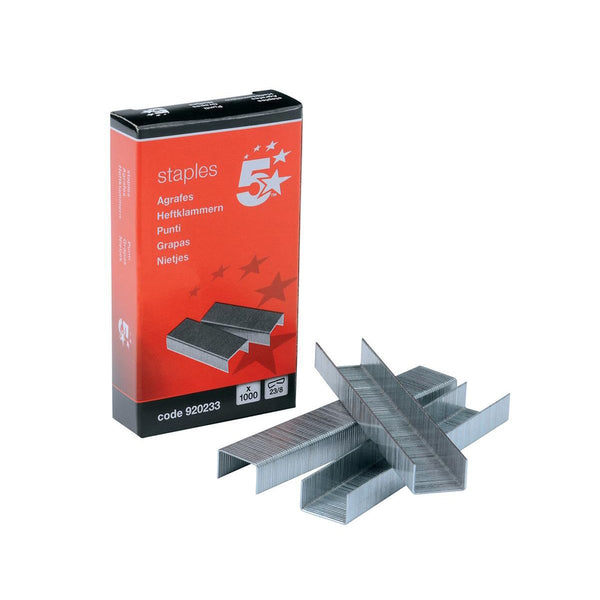 STAPLES Office Staples 23/8 - (Pack of 1000)