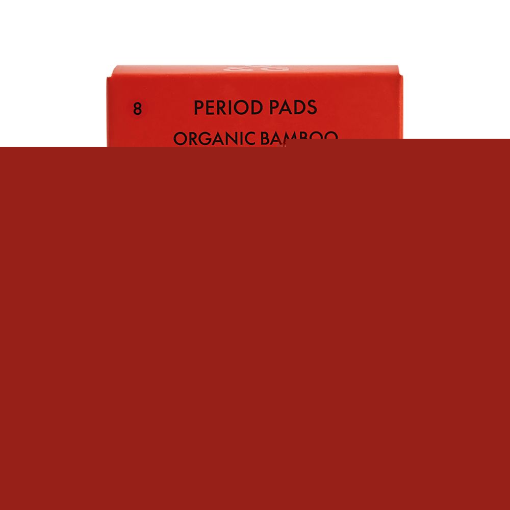 Grace And Green Organic Cotton Bamboo Heavy Period Pads  (Pack of 8)