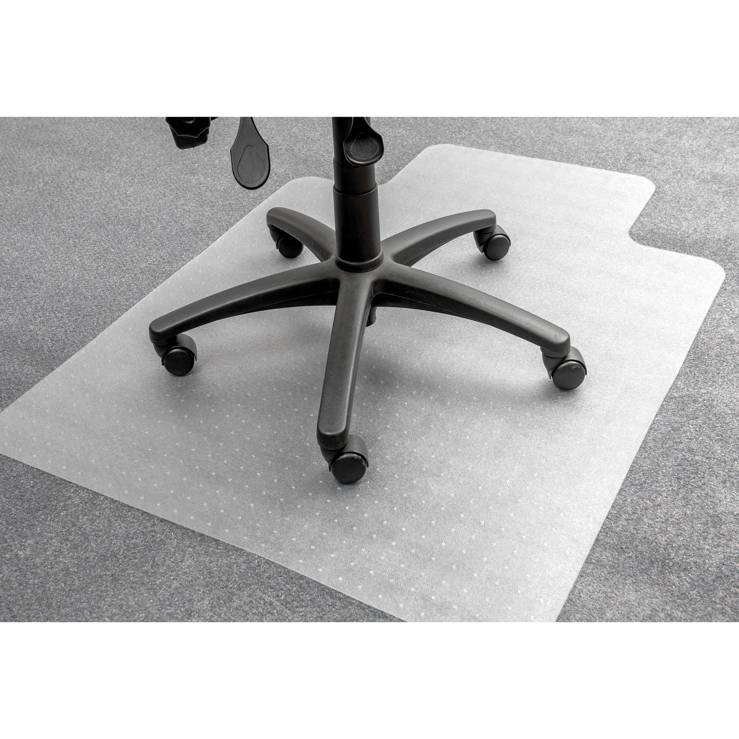 5 Star Office Chair Mat For Carpets Pvc Lipped 900x1200mm Clear/transparent