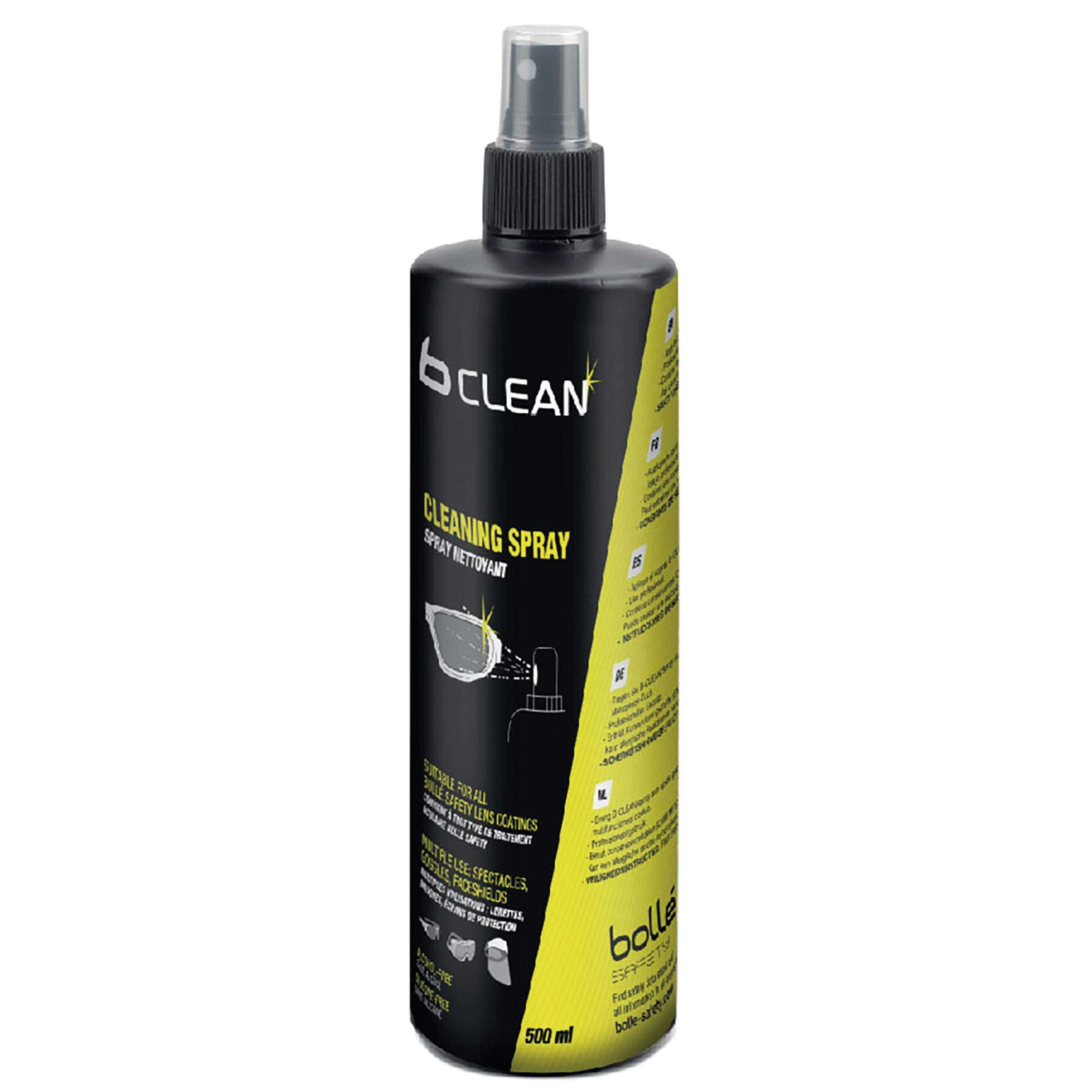 Bolle Safety Glasses B402 Lens Cleaning Spray 500ml Bopacs500