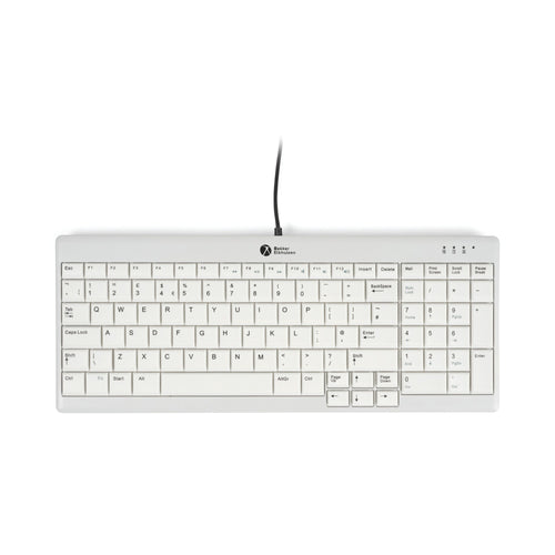 Bakkerelkhuizen Ultraboard 960 Compact Standard Keyboard Usb-a/c V2 Dark Grey/light Grey Bneu960v2uk