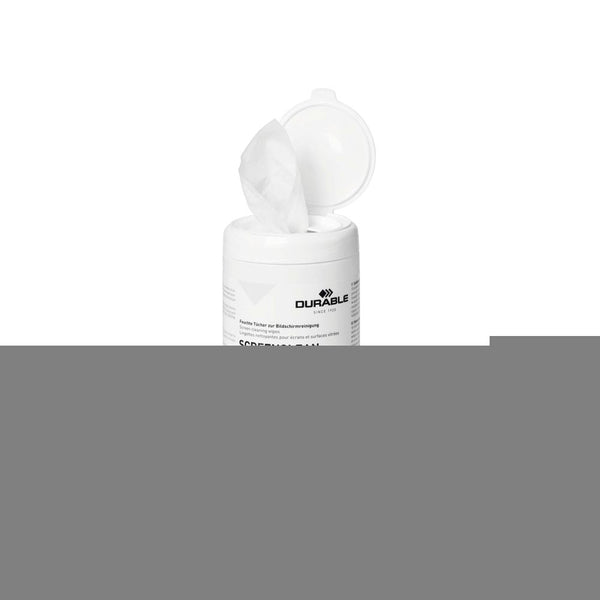Durable Screenclean Box Wet Wipes Bio-degradable White (pack Of 100) 573602