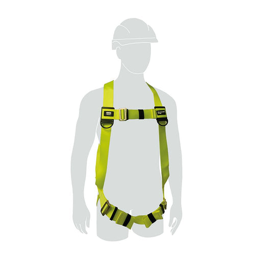 Honeywell H100 1 Point Safety Harness Yellow One Size Hw1036293