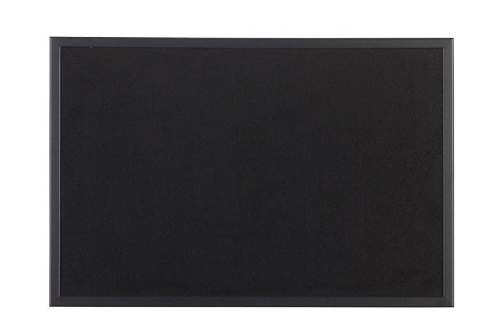 Bi-office Essentials Black Softouch Noticeboard Black Frame 60x45cm Fb0436169