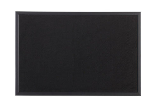 Bi-office Essentials Black Softouch Noticeboard Black Frame 60x45cm Fb0436169