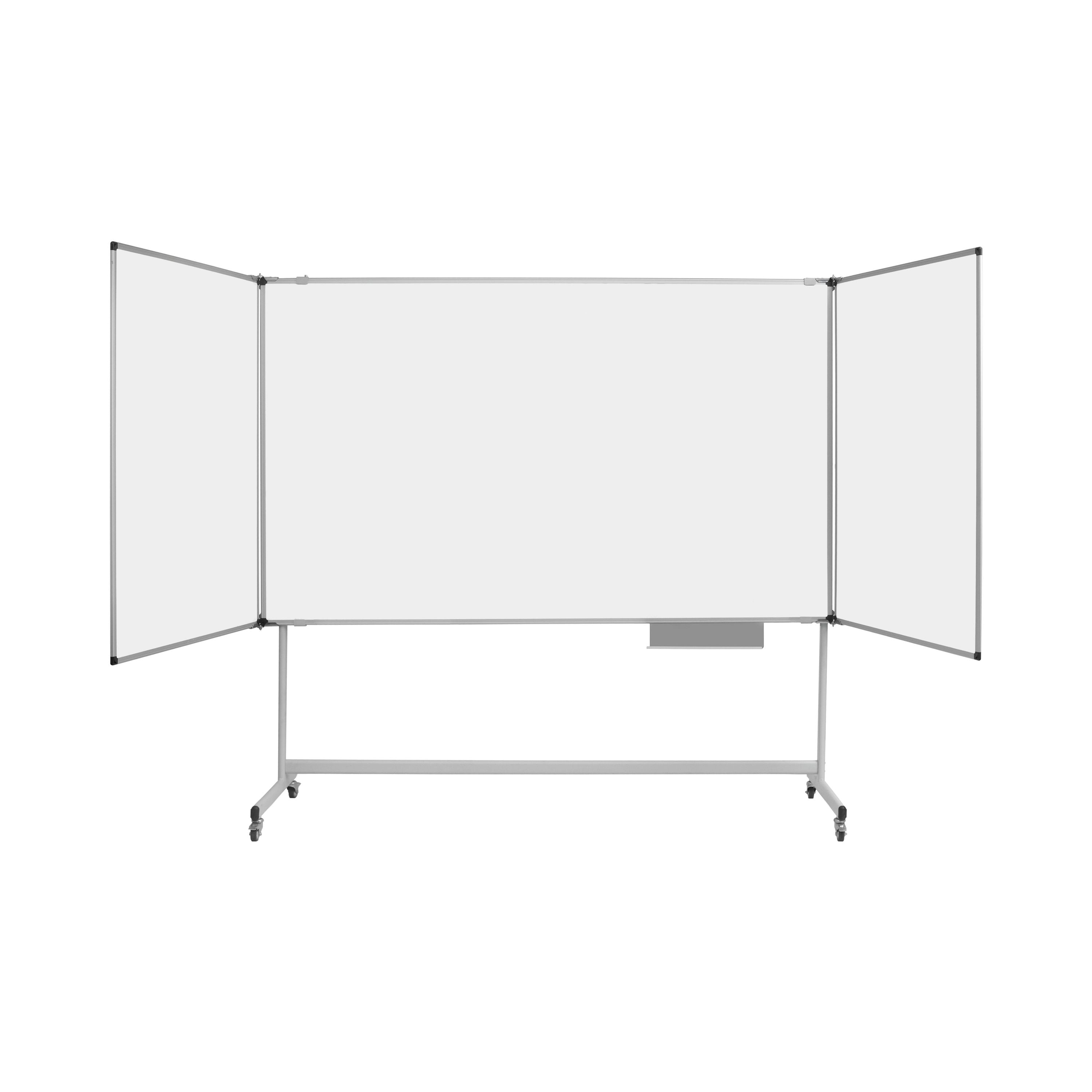 Bi-office Maya Mobile Trio Whiteboard Magnetic Surface 1500x1000mm Ts03042170