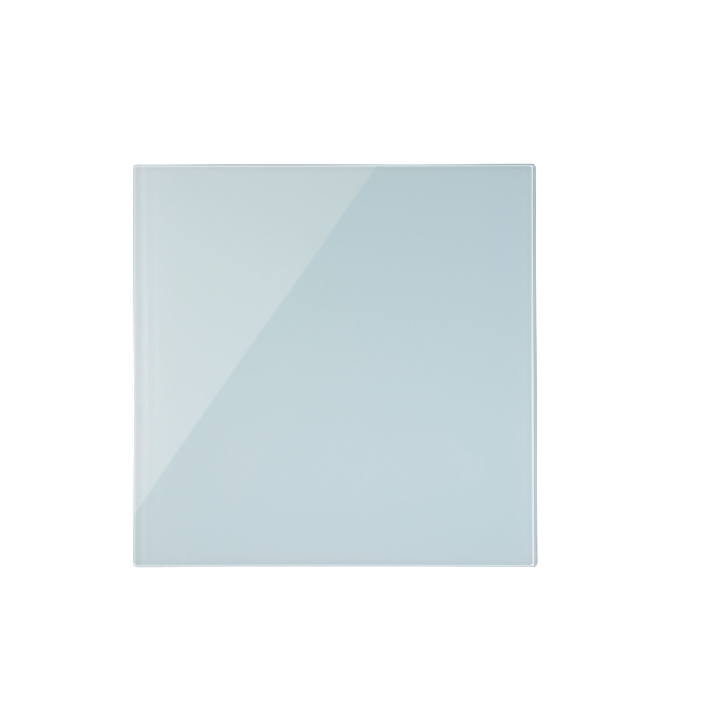Bi-office Glass Magnetic Board White Surface Frameless 48x48cm Gl150101