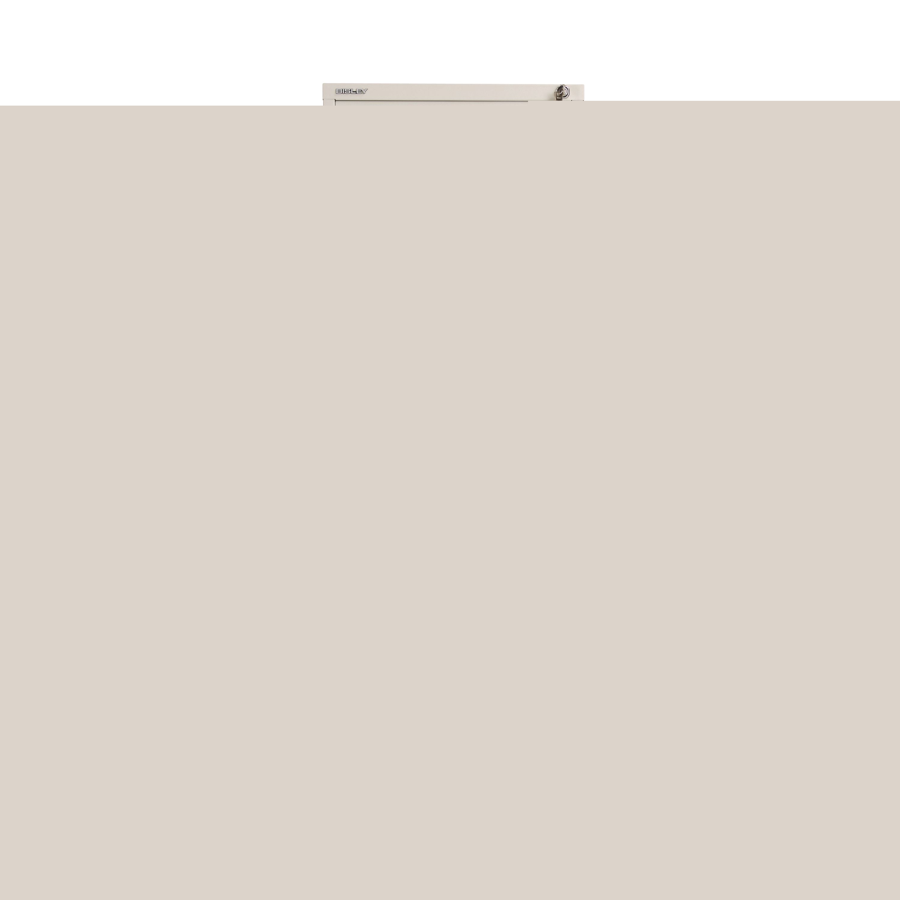 Bisley 4 Drawer Filing Cabinet Lockable 470x622x1321mm Goose Grey Bs4egy