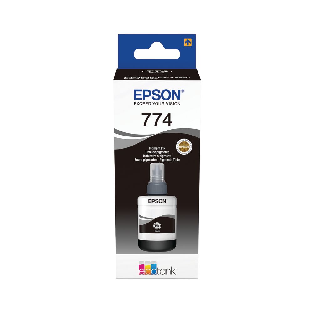 Epson 774 Ecotank Ink Bottle Pigment Black C13t774140