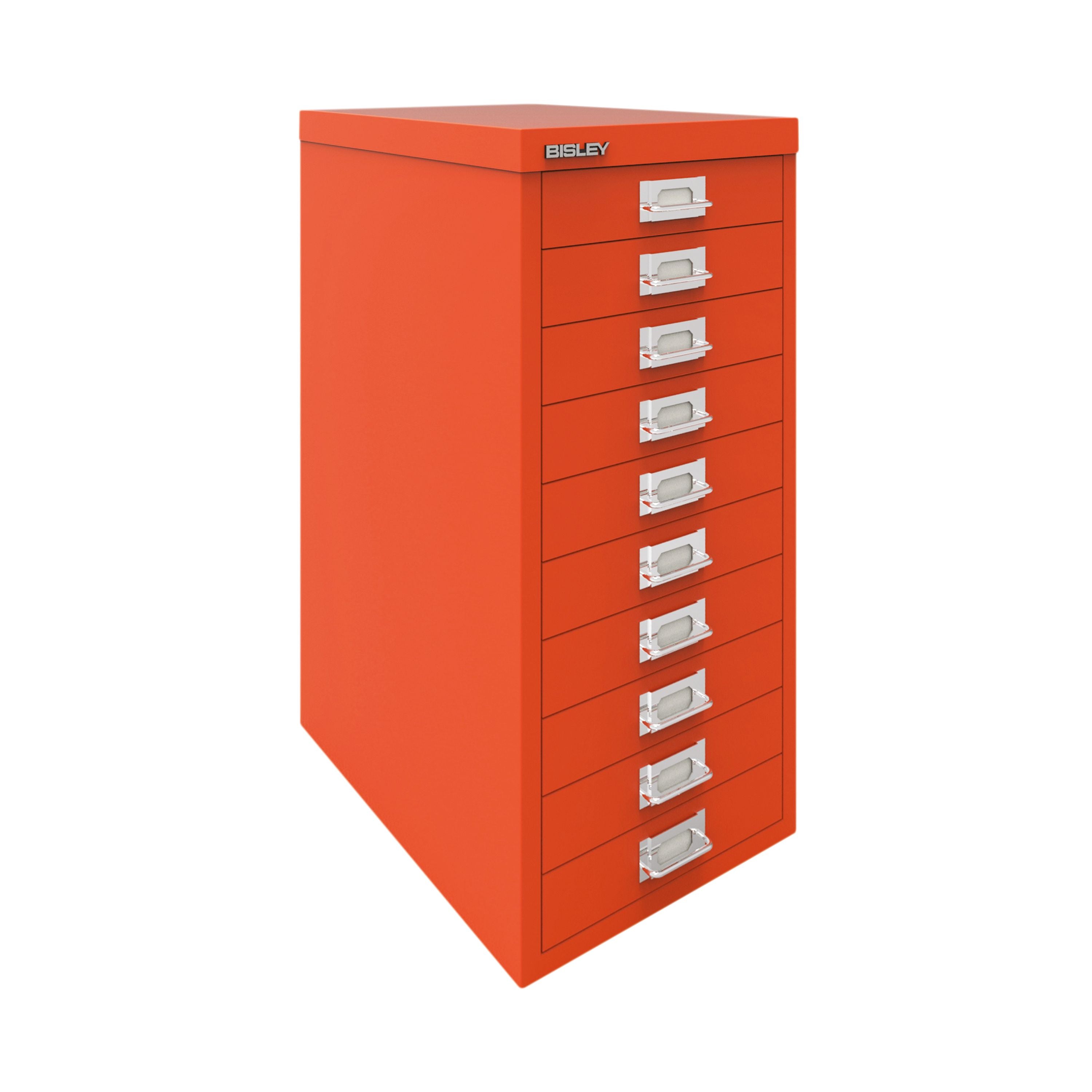 Bisley 10 Multidrawer Cabinet 279x380x590mm Mandarin By78746