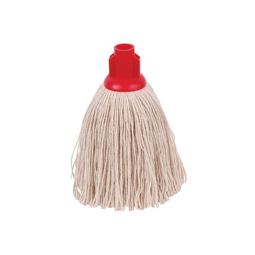 2Work Twine Rough Socket Mop 12oz Red (Pack of 10) 101851R - [CLEARANCE]