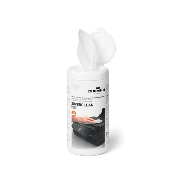 Durable Superclean Box Cleaning Wipes For Plastic Surfaces (pack Of 100) 570802