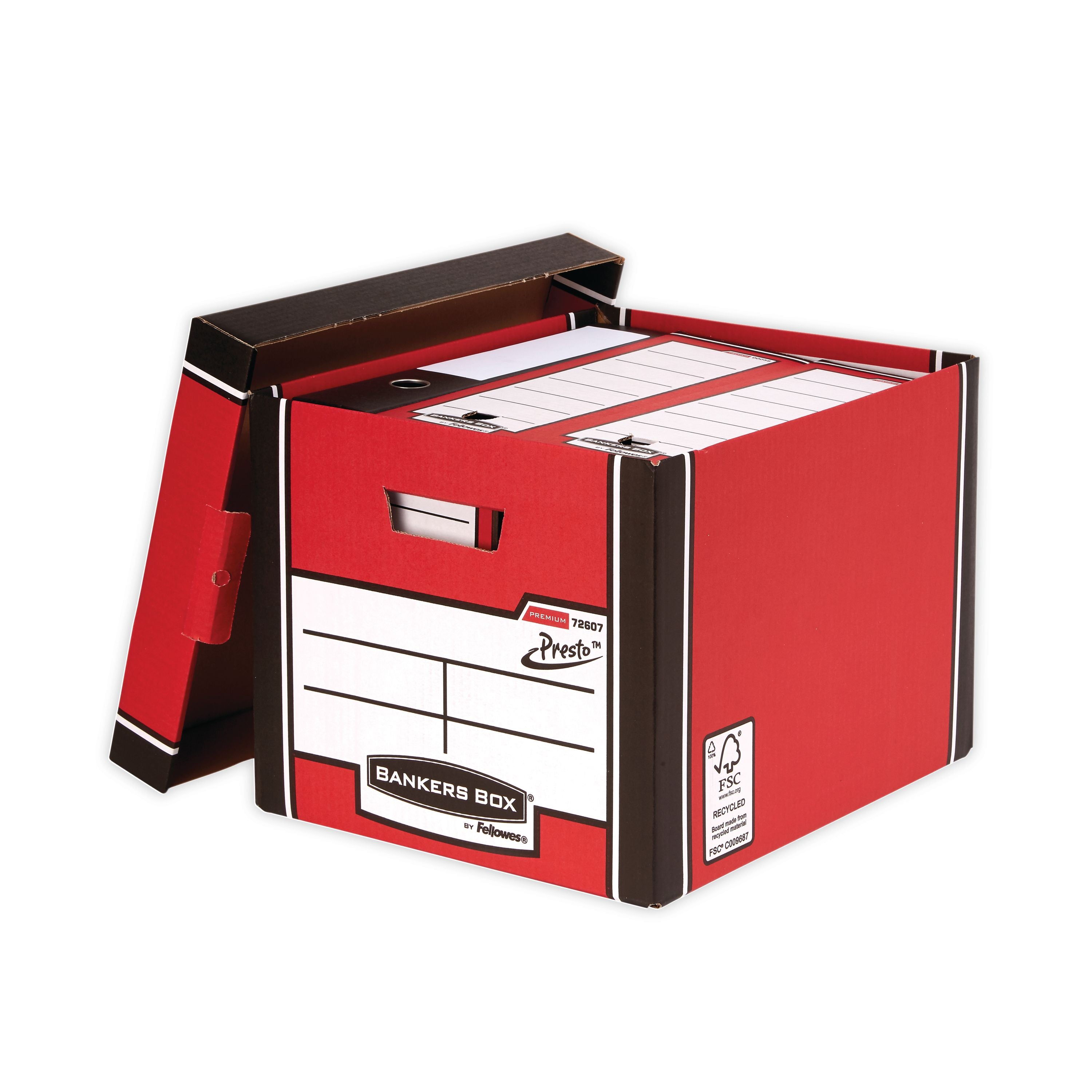 Bankers Box Premium Tall Box Red – (Pack of 5)
