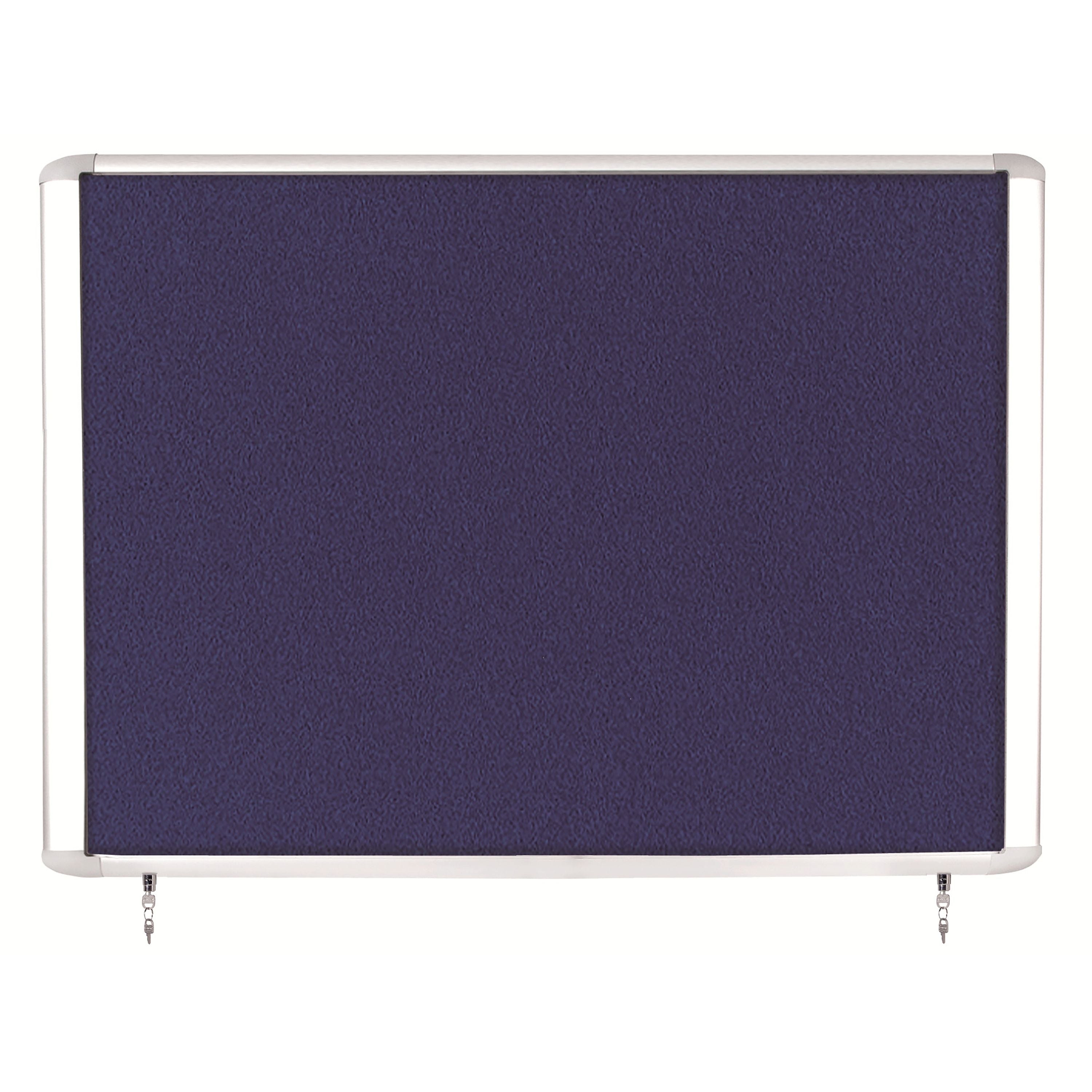 Bi-office Mastervision Out Display Blue Lockable Door Top Hinged 15xa4 Vt350607760