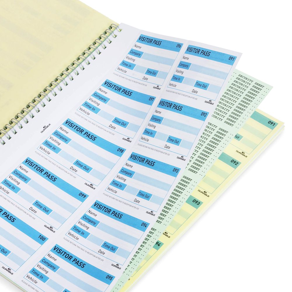 Durable Visitors Book 300 Refill (pack Of 300) 1466/00