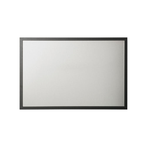 Bi-office Black Shadow Silver Finish Magnetic Board Black Frame 90x60cm Mm07100169