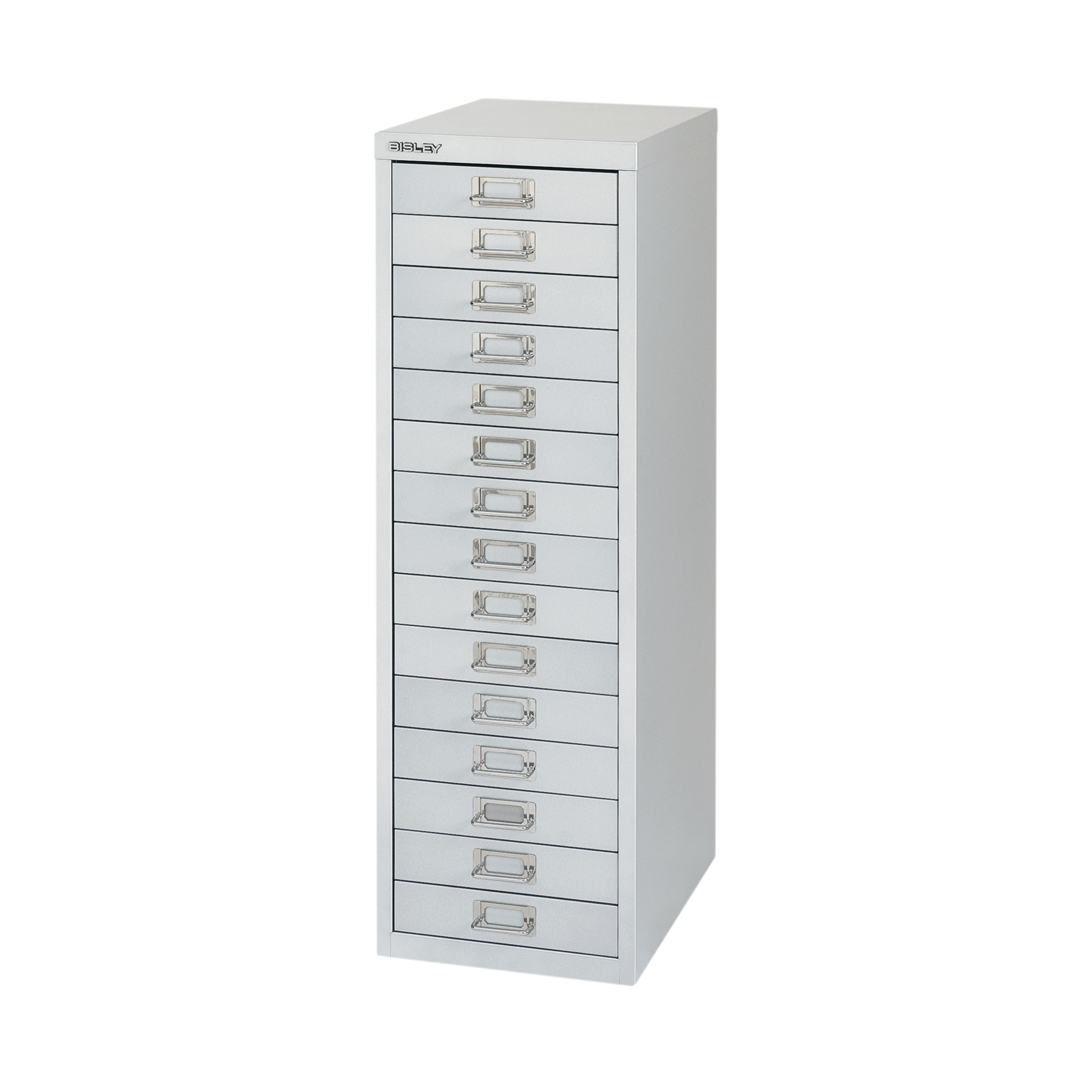 Bisley 15 Multidrawer Cabinet 279x380x860mm Silver By58420