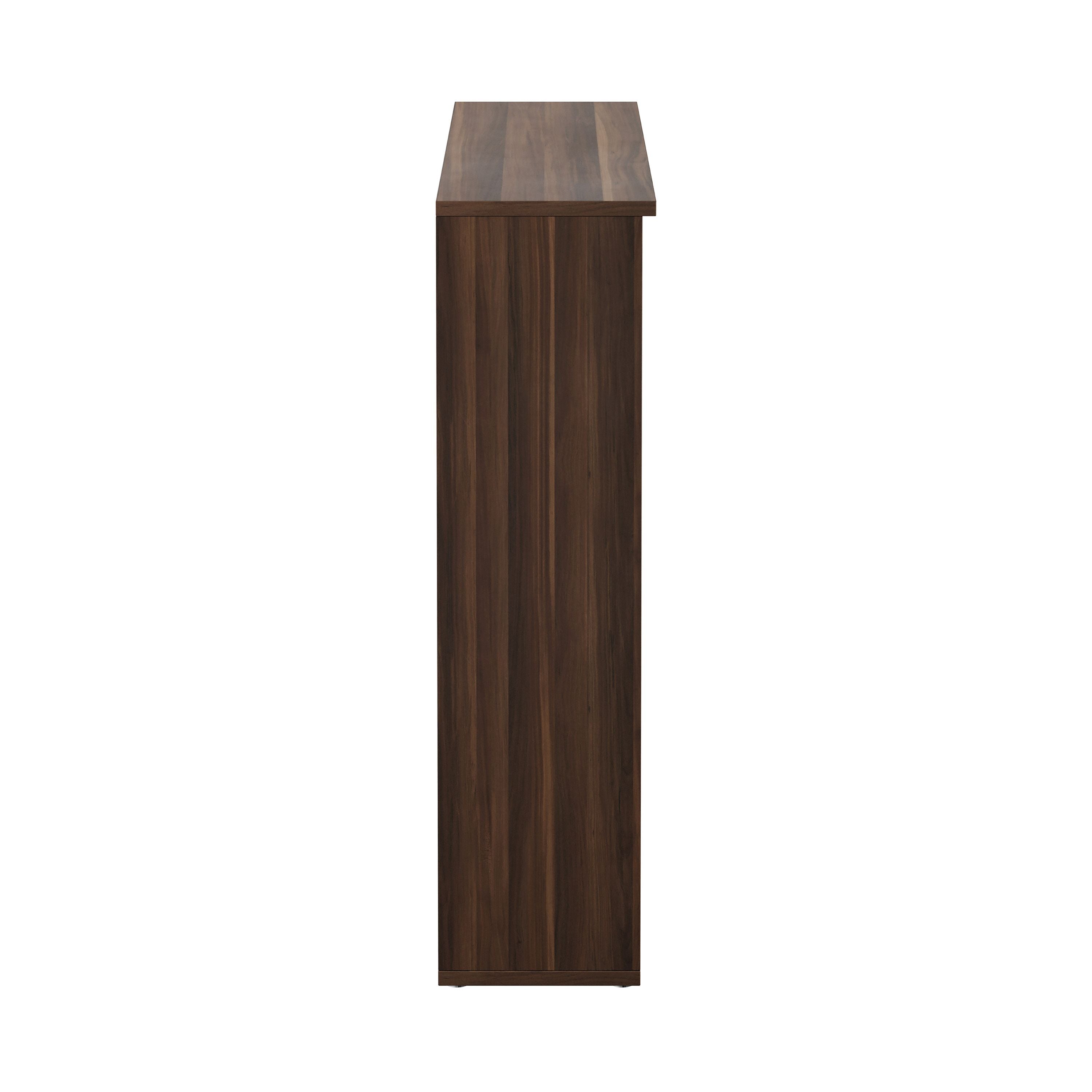 Avior Executive Bookcase 1005x404x1560mm Dark Walnut Kf821946
