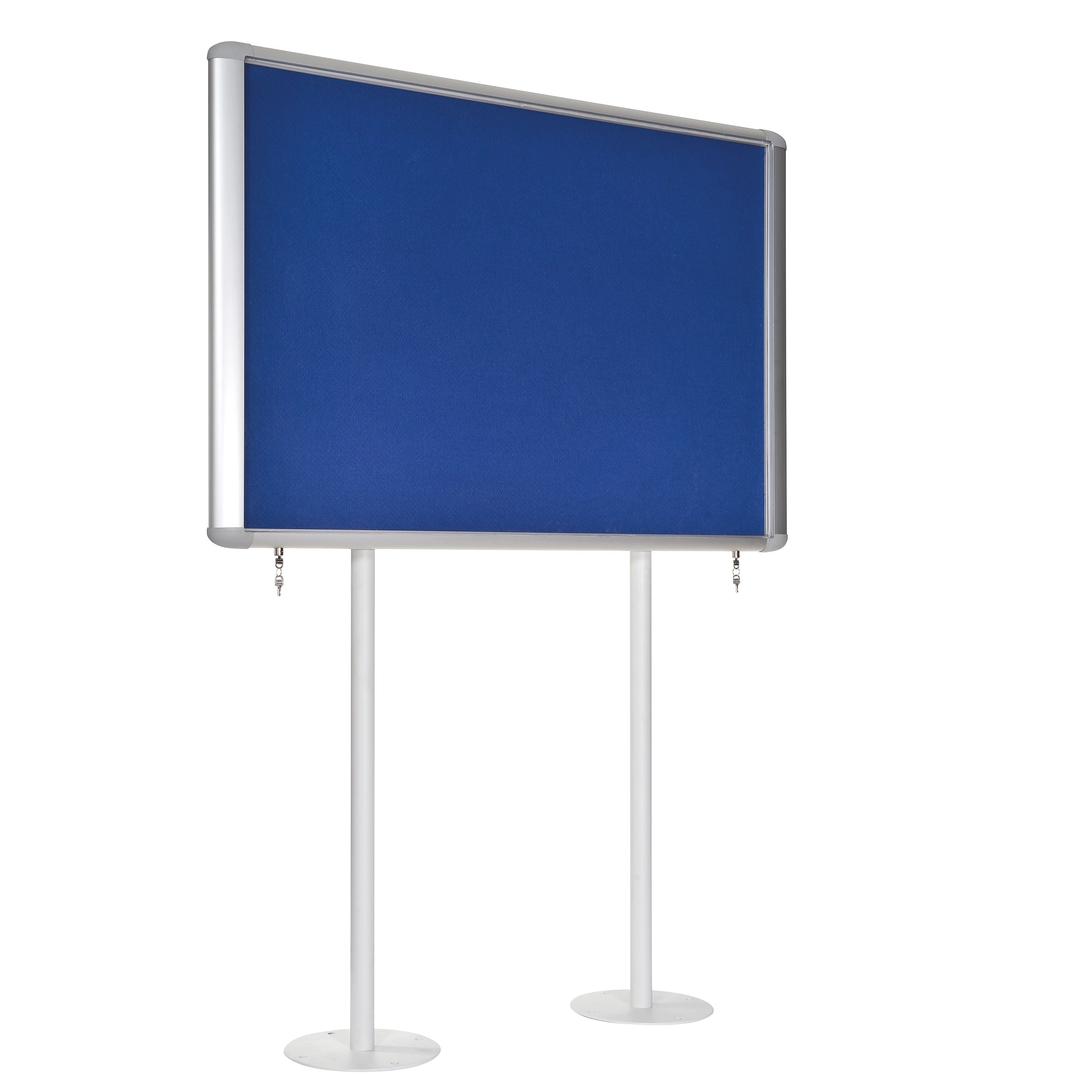 Bi-office Mastervision Out Display Blue Sunken Post Top Hinged 15xa4 Oms380207760