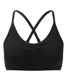 Tri Dri Women's Ruched Sports Bra (Medium Impact) - TR923