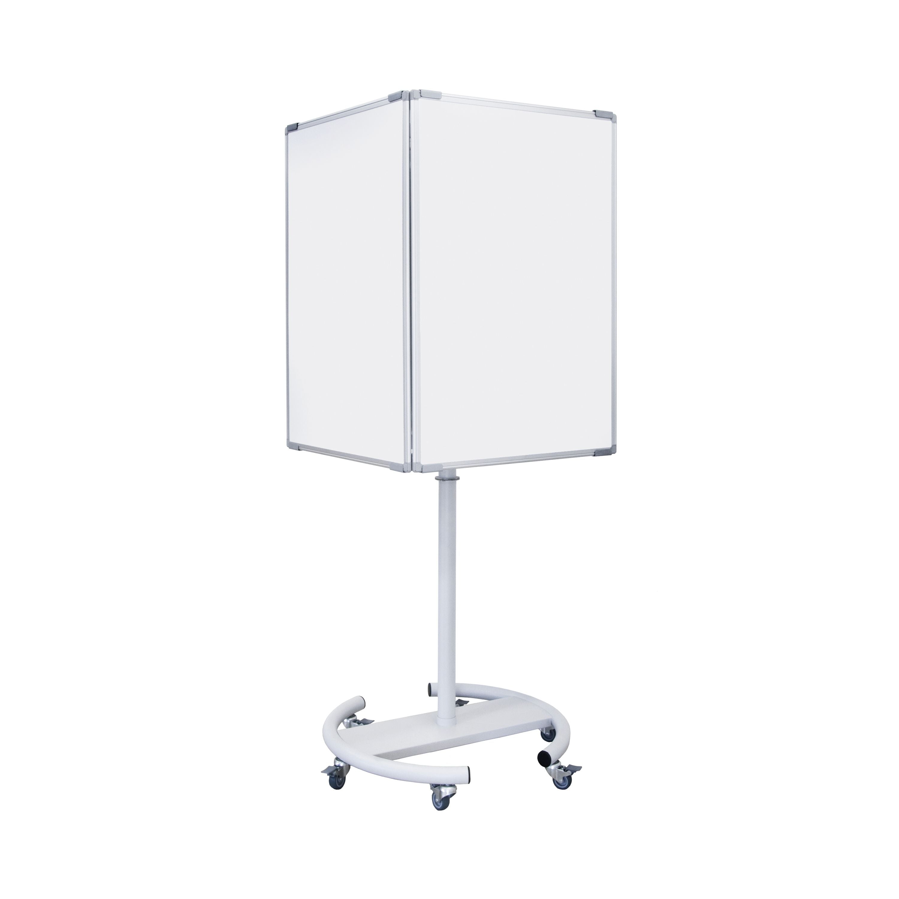 Bi-office 4 Sided Mobile Information Board Magnetic Surface 650x910mm Ea673117