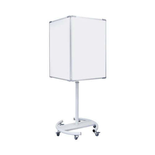 Bi-office 4 Sided Mobile Information Board Magnetic Surface 650x910mm Ea673117