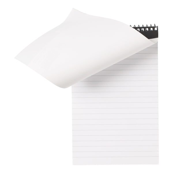 5 Star Shorthand Pad Wirebound 60gsm Ruled 160pp 127x200mm Black/White  (Pack of 10)