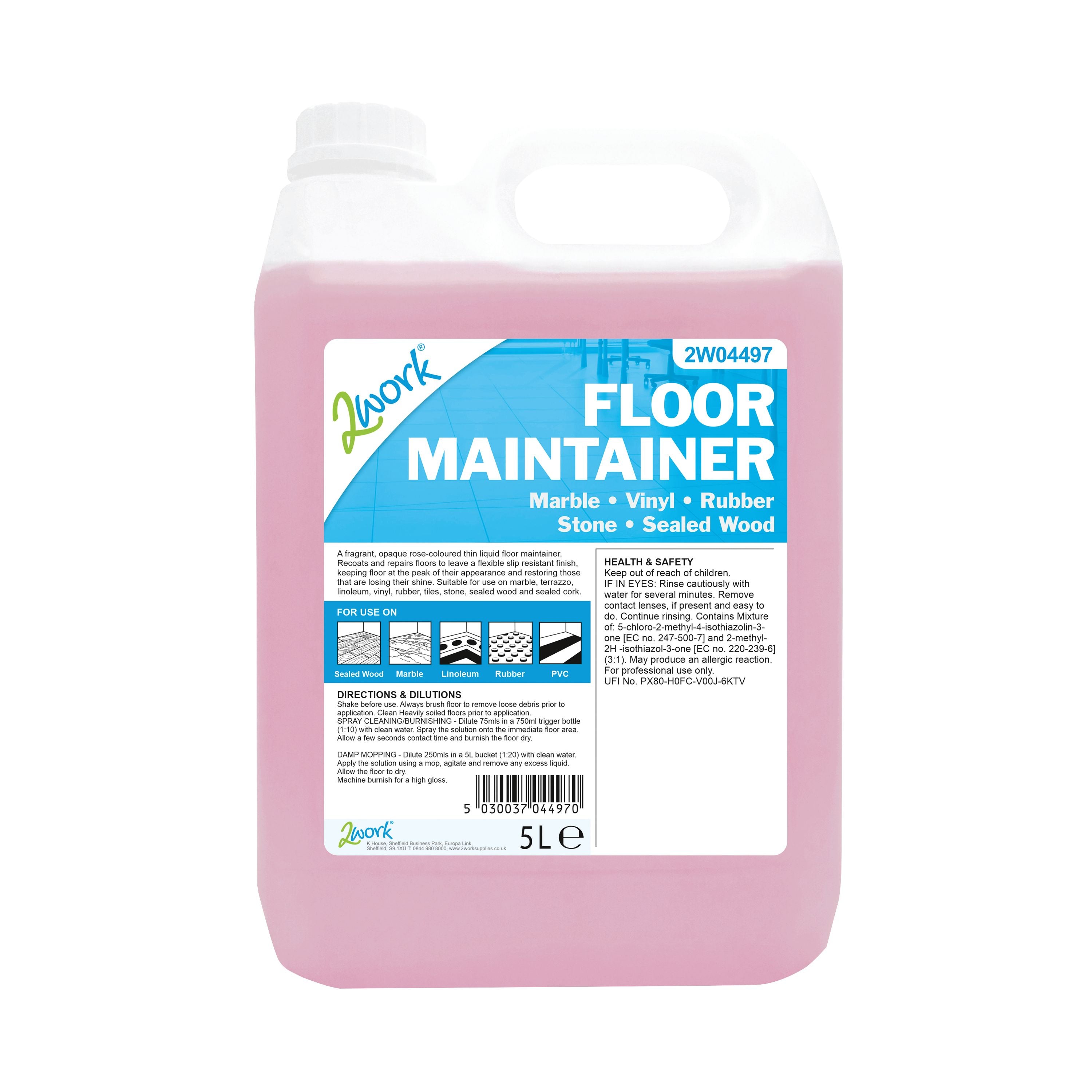 2work Floor Maintainer 5 Litre 2w04497