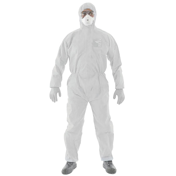 Ansell Microgard 1500 Plus Coverall White Xl Anwh15111xl