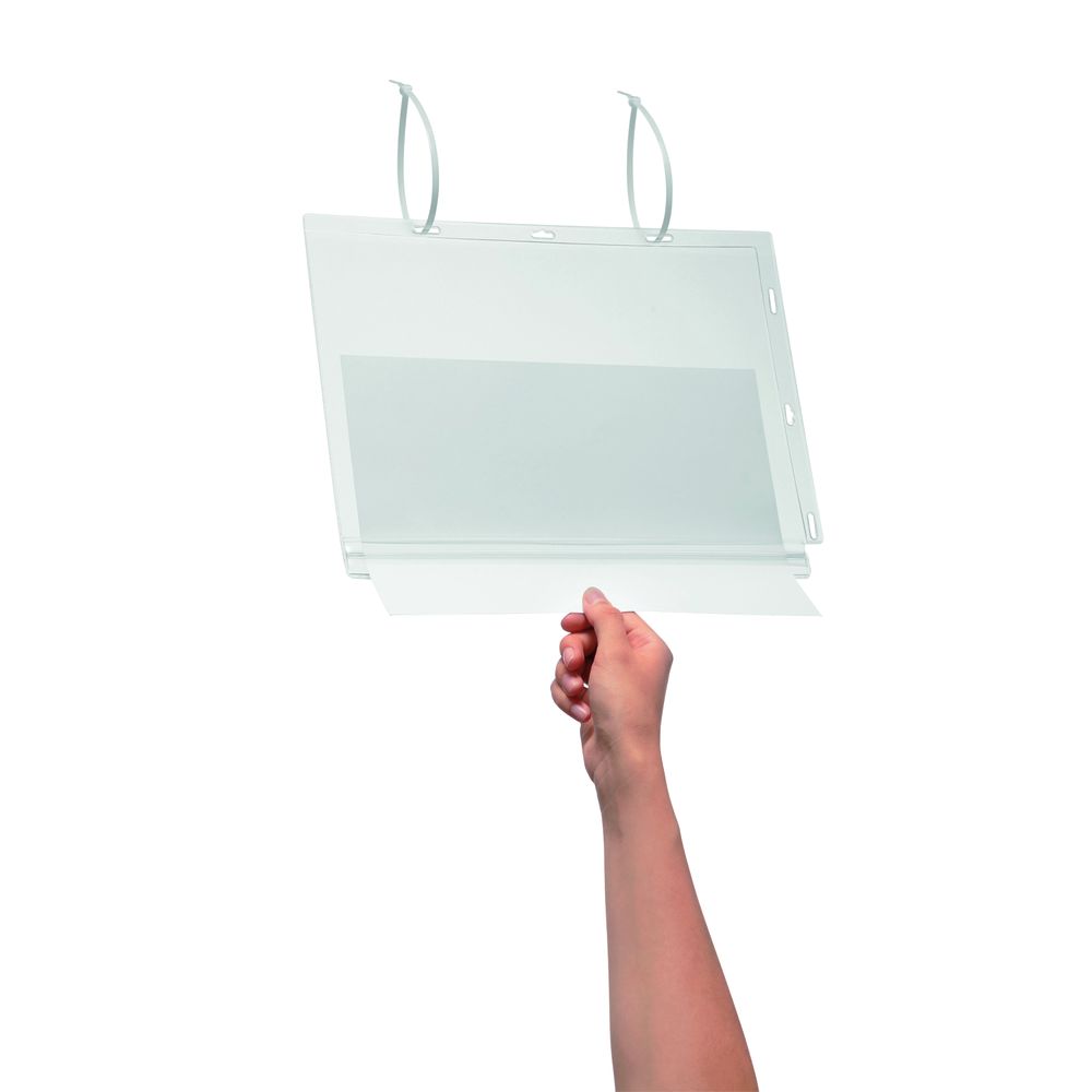 Durable Water-resistant Pocket A4 With Cable Ties (pack Of 5) 502719