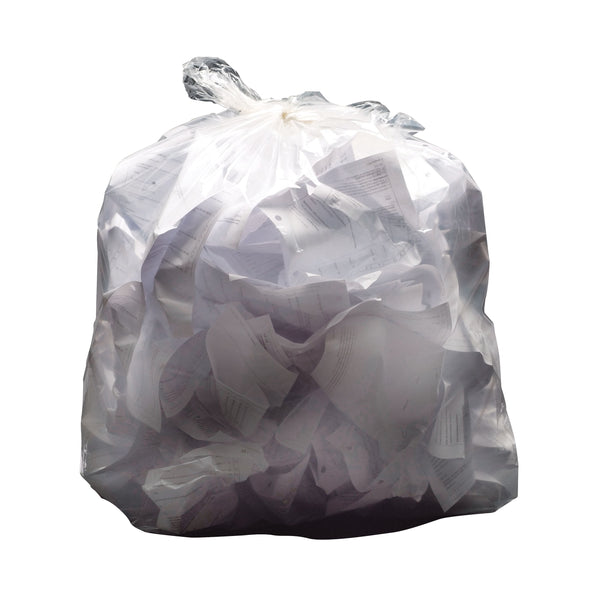 2WORK Medium Duty Refuse Sack Clear Bi-modular 190x725x950mm  (Pack of 200)