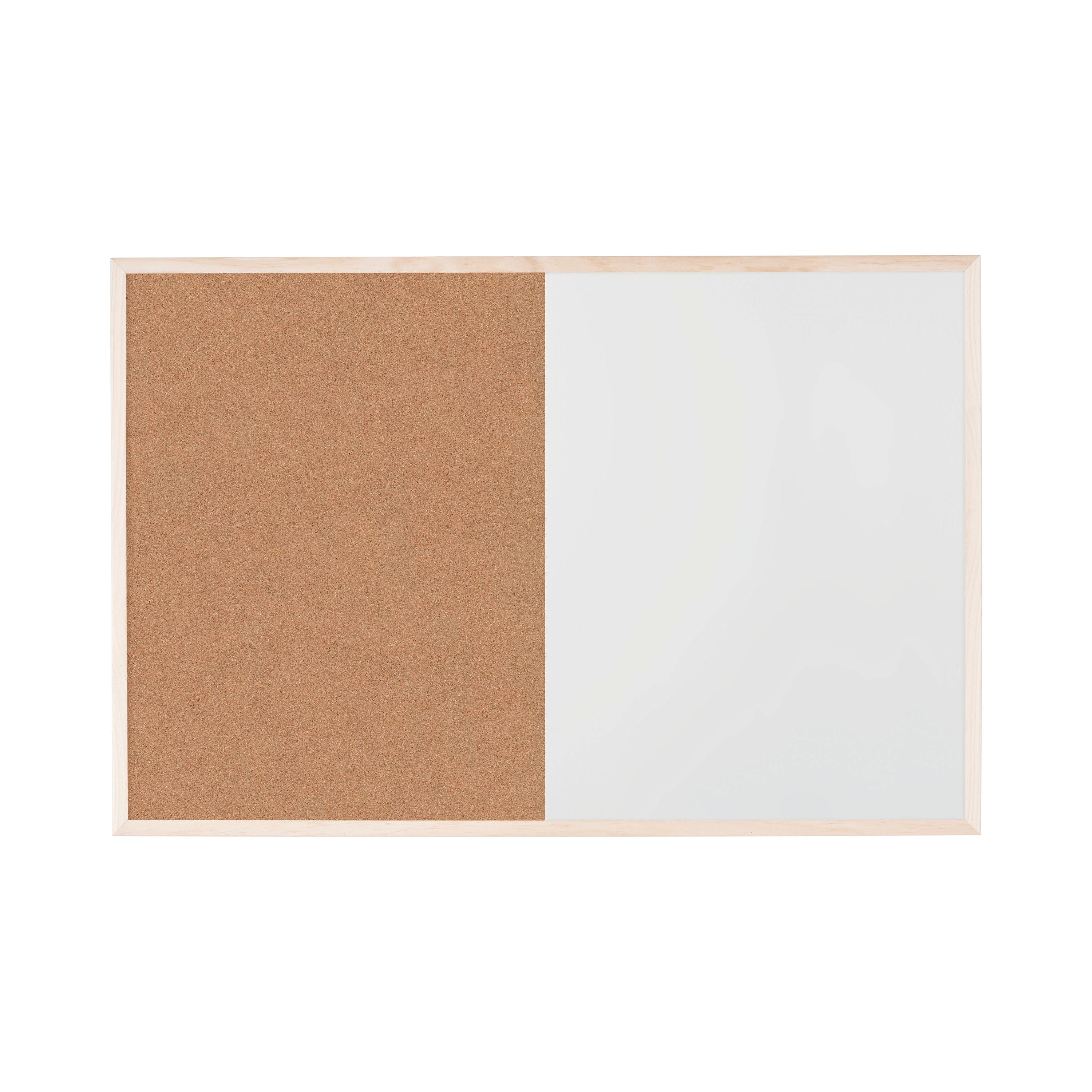 Bi-office Cork And Drywipe Combination Board 600x400mm