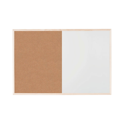 Bi-office Cork And Drywipe Combination Board 600x400mm
