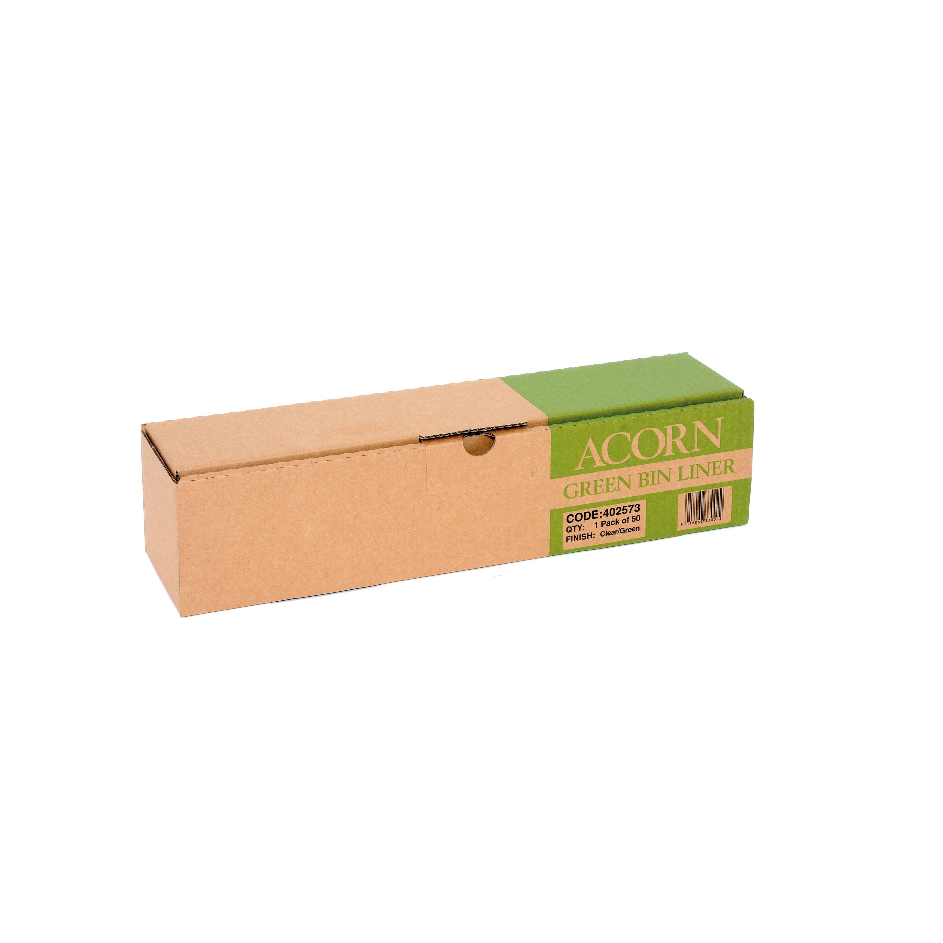 Acorn Big Bin/twin Bin Heavy Duty Recycling Liner – (Pack of 50)