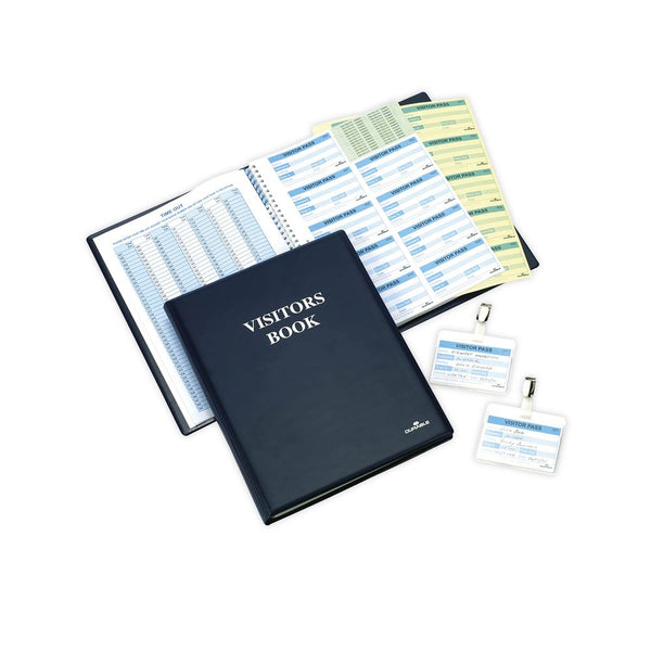 Durable Visitors Book With 300 Badge Inserts 1465/00