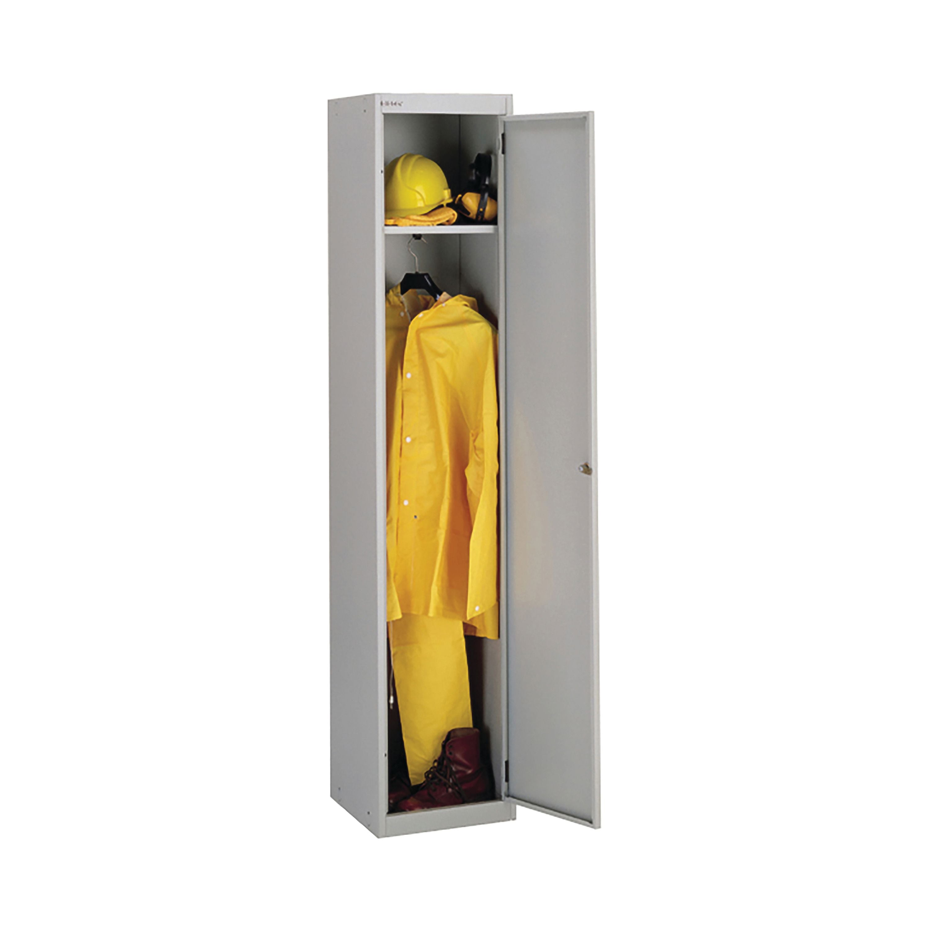 Bisley 1 Door Locker 305x457x1802mm Goose Grey Clk181 Goose