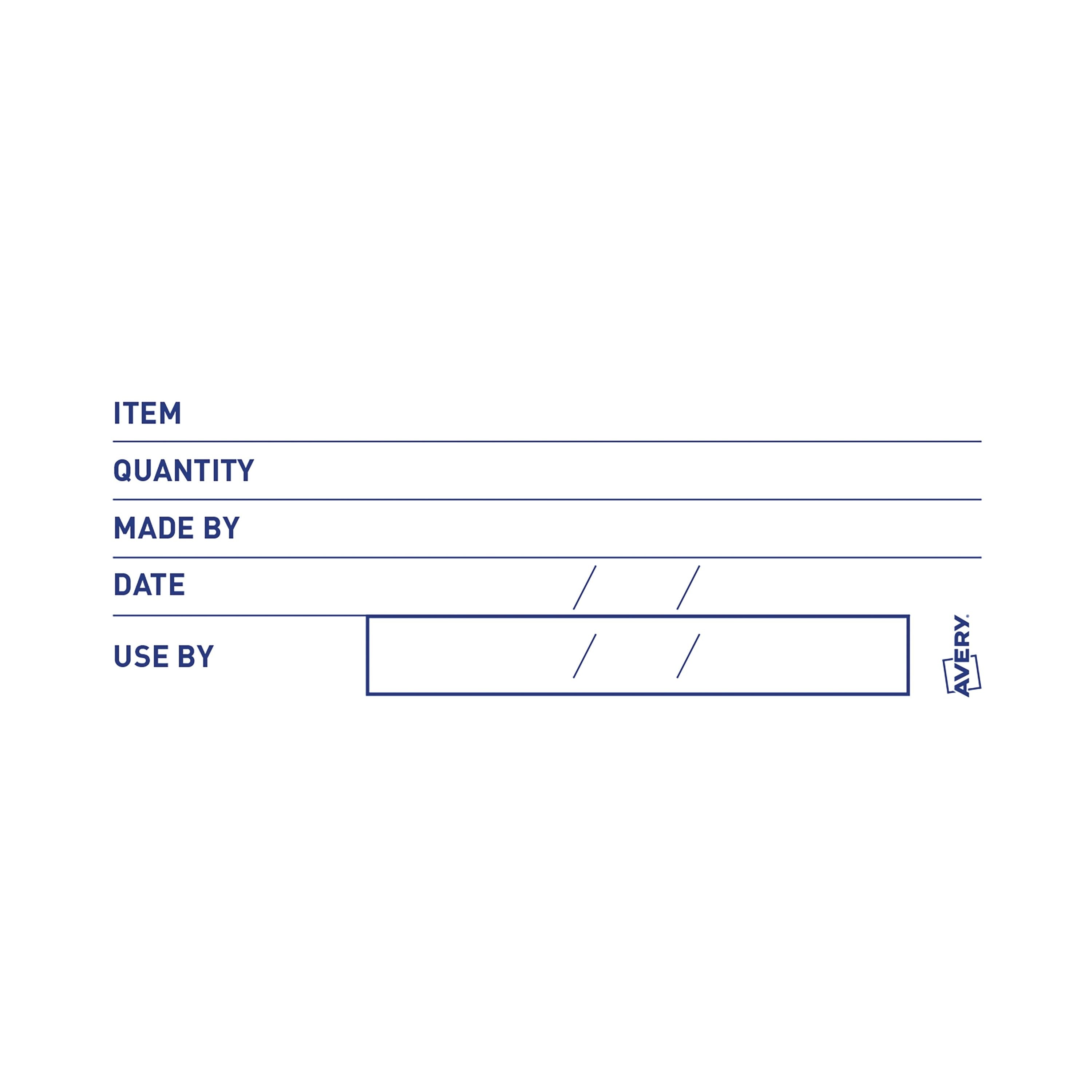 Avery Printed Food Traceability Labels 98x40mm – (Pack of 300)