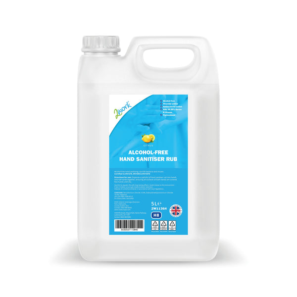 2work Hand Sanitiser Rub Alcohol-free Jerry Can 5l 2w11364