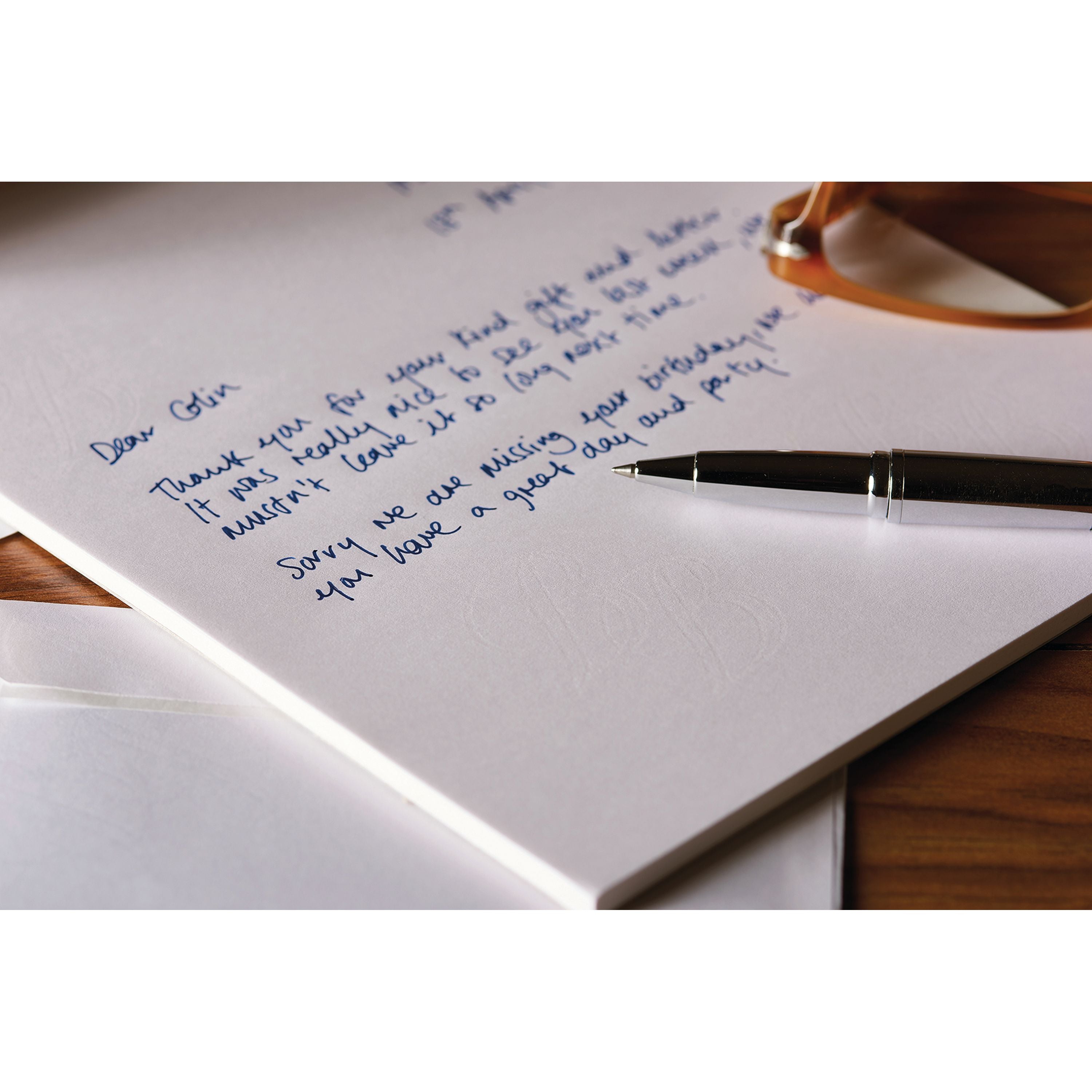 Basildon Bond White Writing Pad 178 X 229mm 40 Sheets – (Pack of 10)