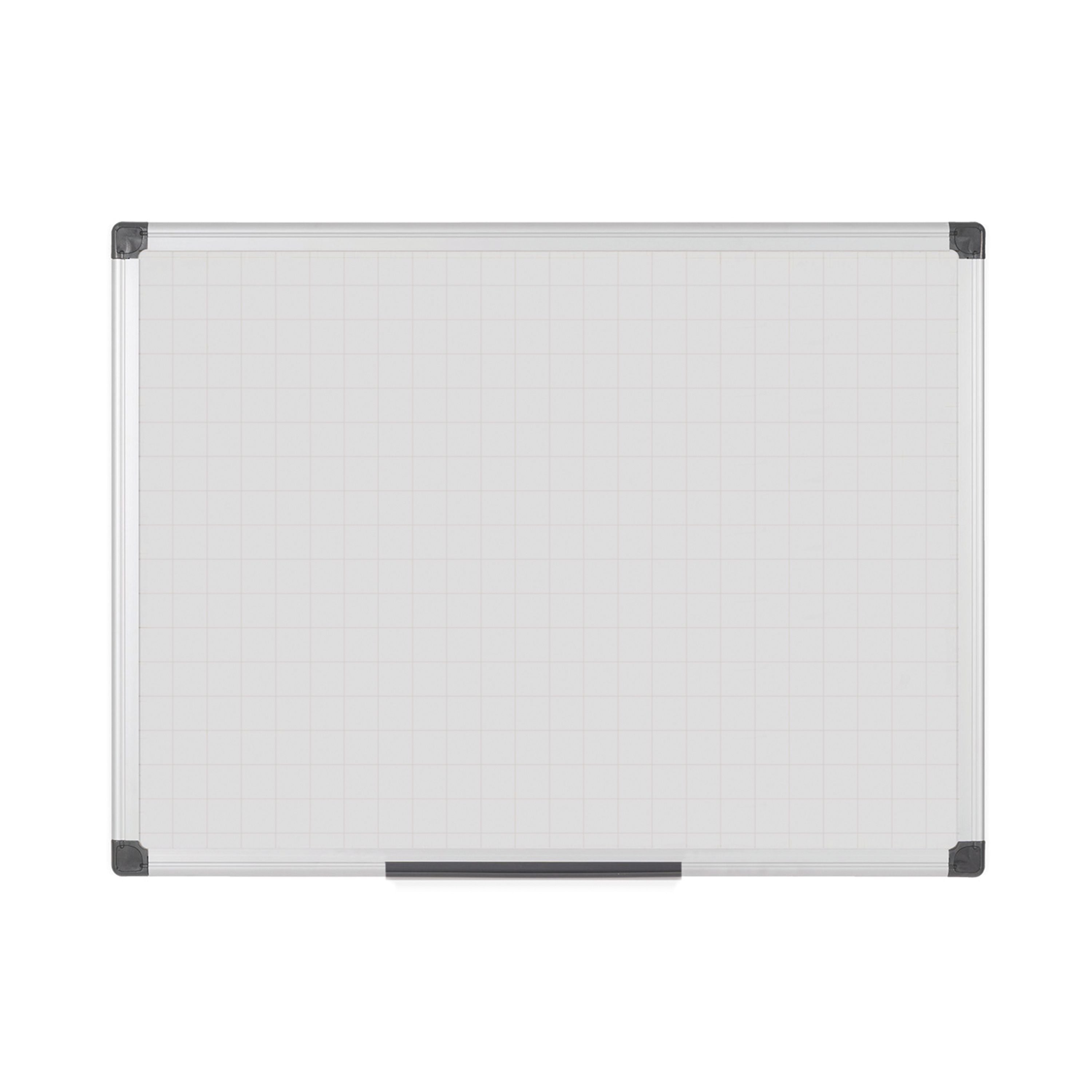 Bi-office Maya Gridded Whiteboard Lacquered Steel Surface 240x120cm Ma2147170