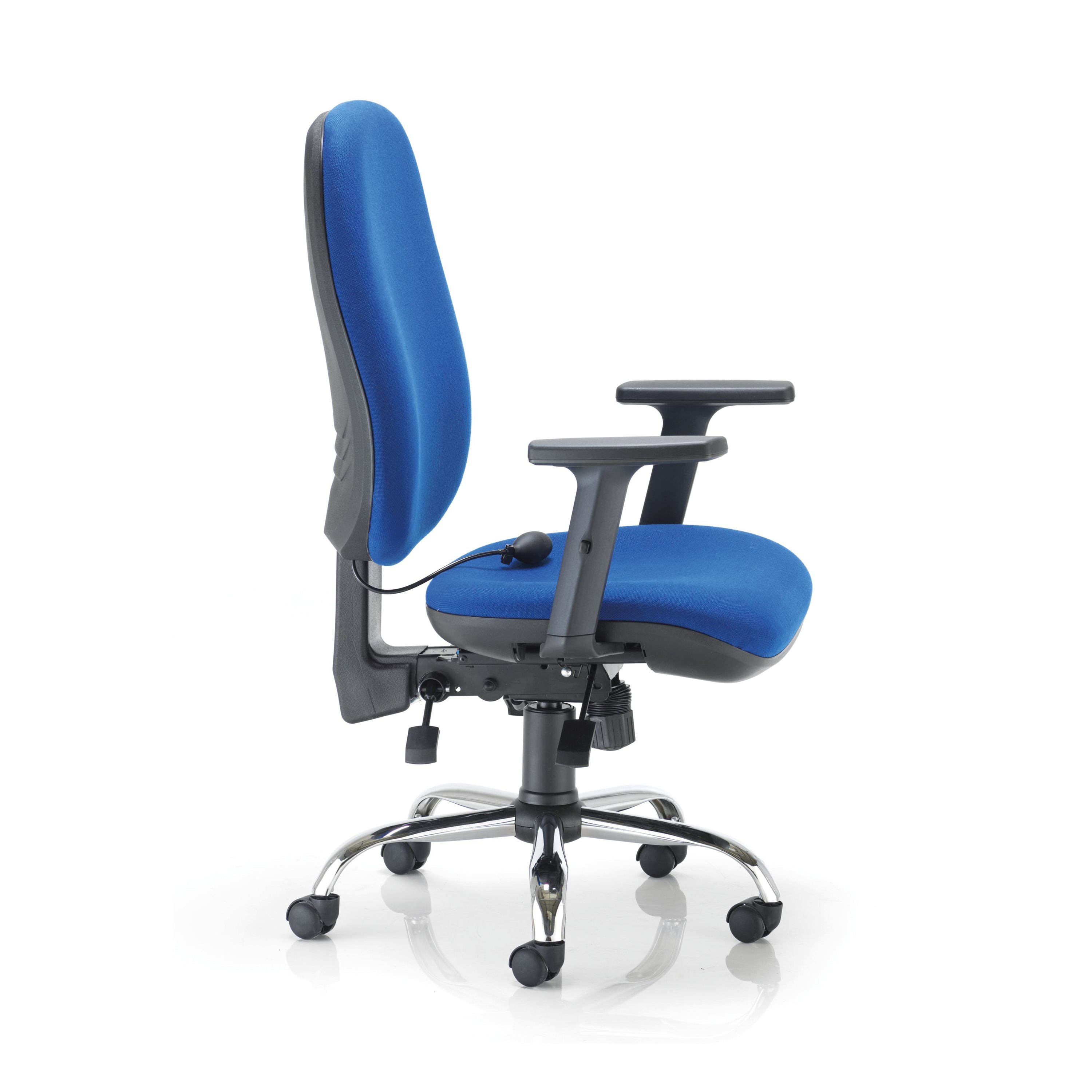 Arista First Arista Aire High Back Ergonomic Operator Chair 675x580x1035-1230mm Blue Kf80327
