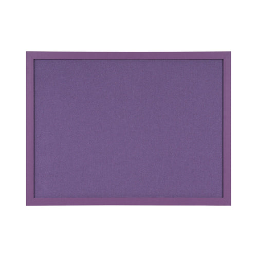 Bi-office Essentials Purple Fabric Noticeboard Purple Frame 60x45cm Fb0469418