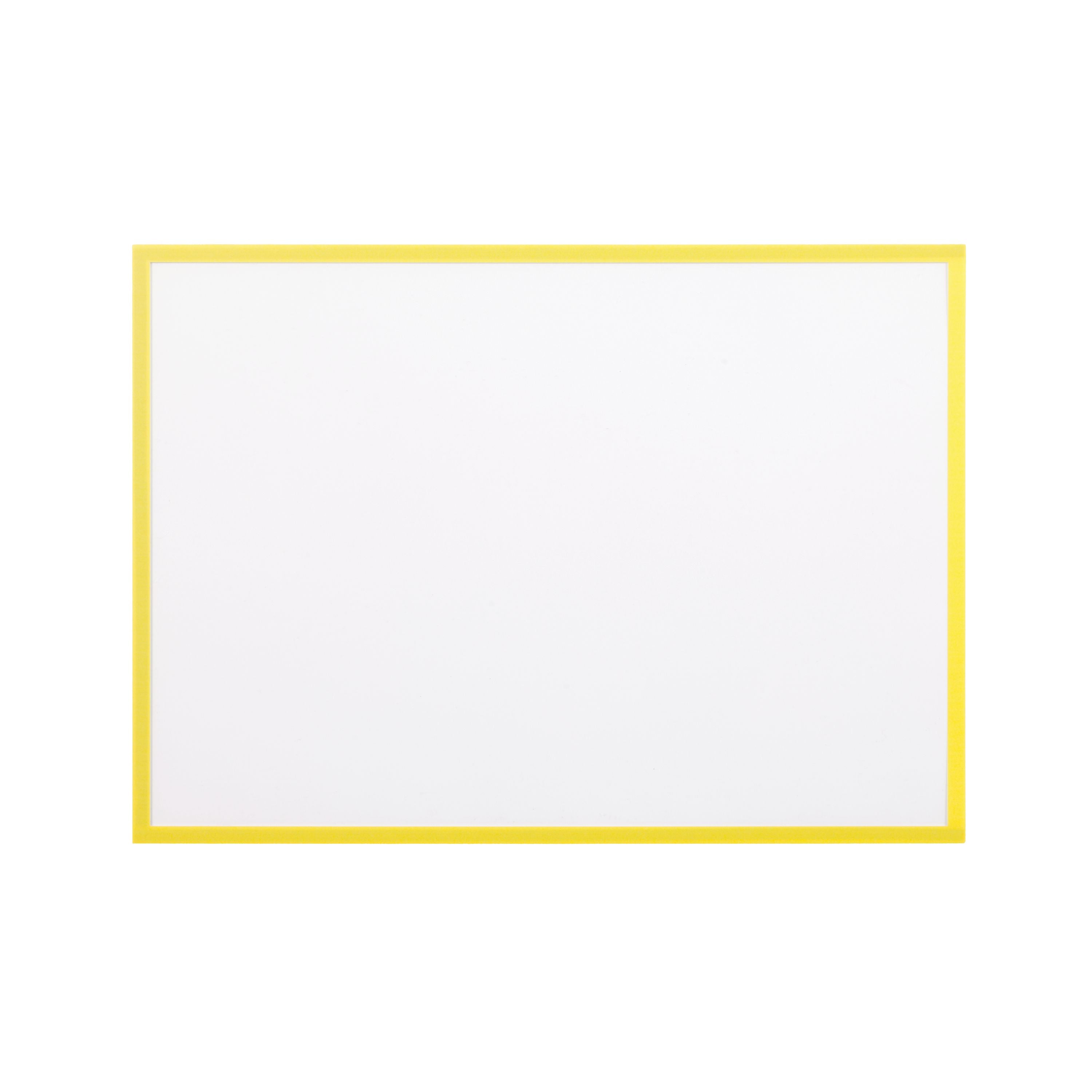 Bi-office Magnetic Document Holder Yellow A4 – (Pack of 5)