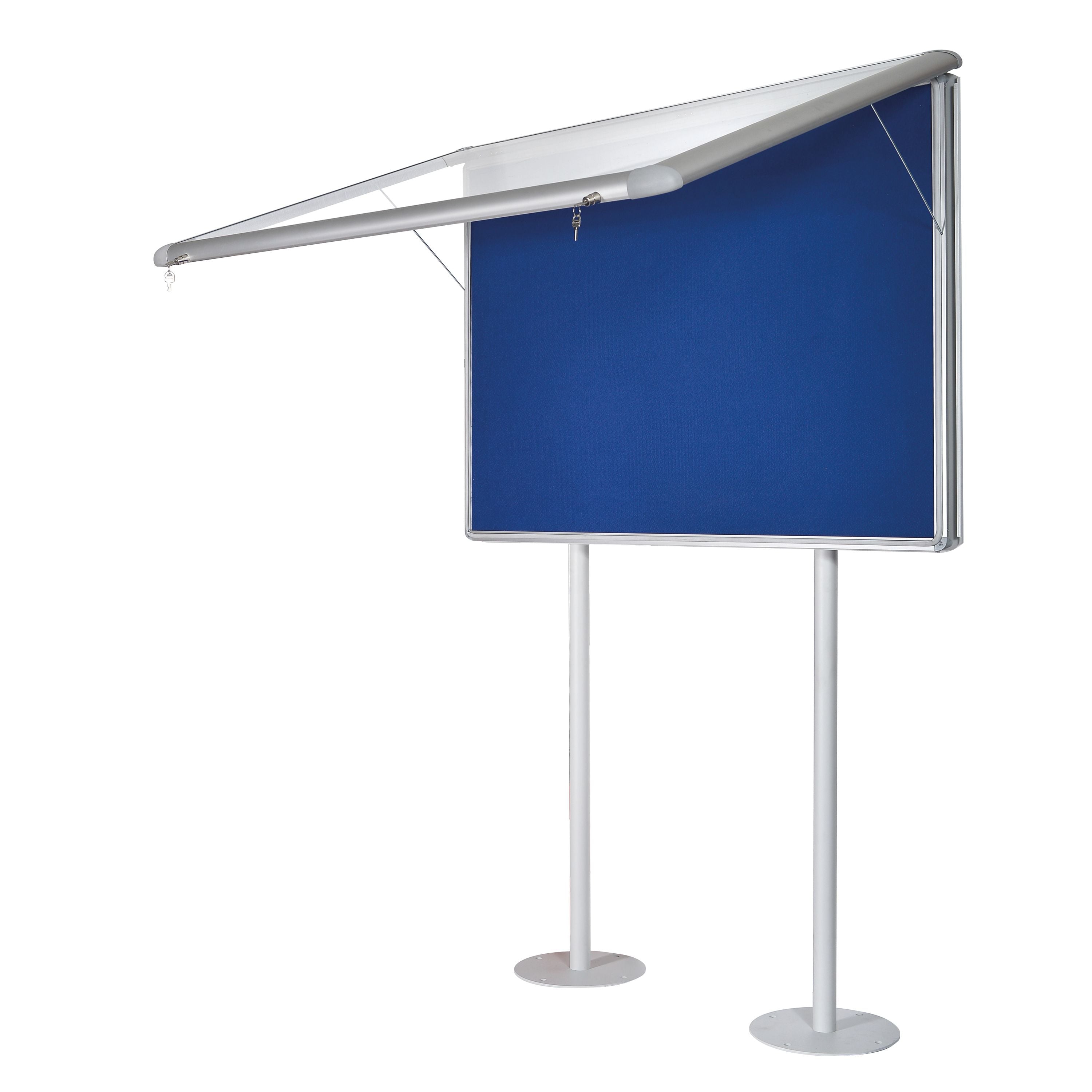 Bi-office Mastervision Out Display Blue Sunken Post Top Hinged 15xa4 Oms380207760
