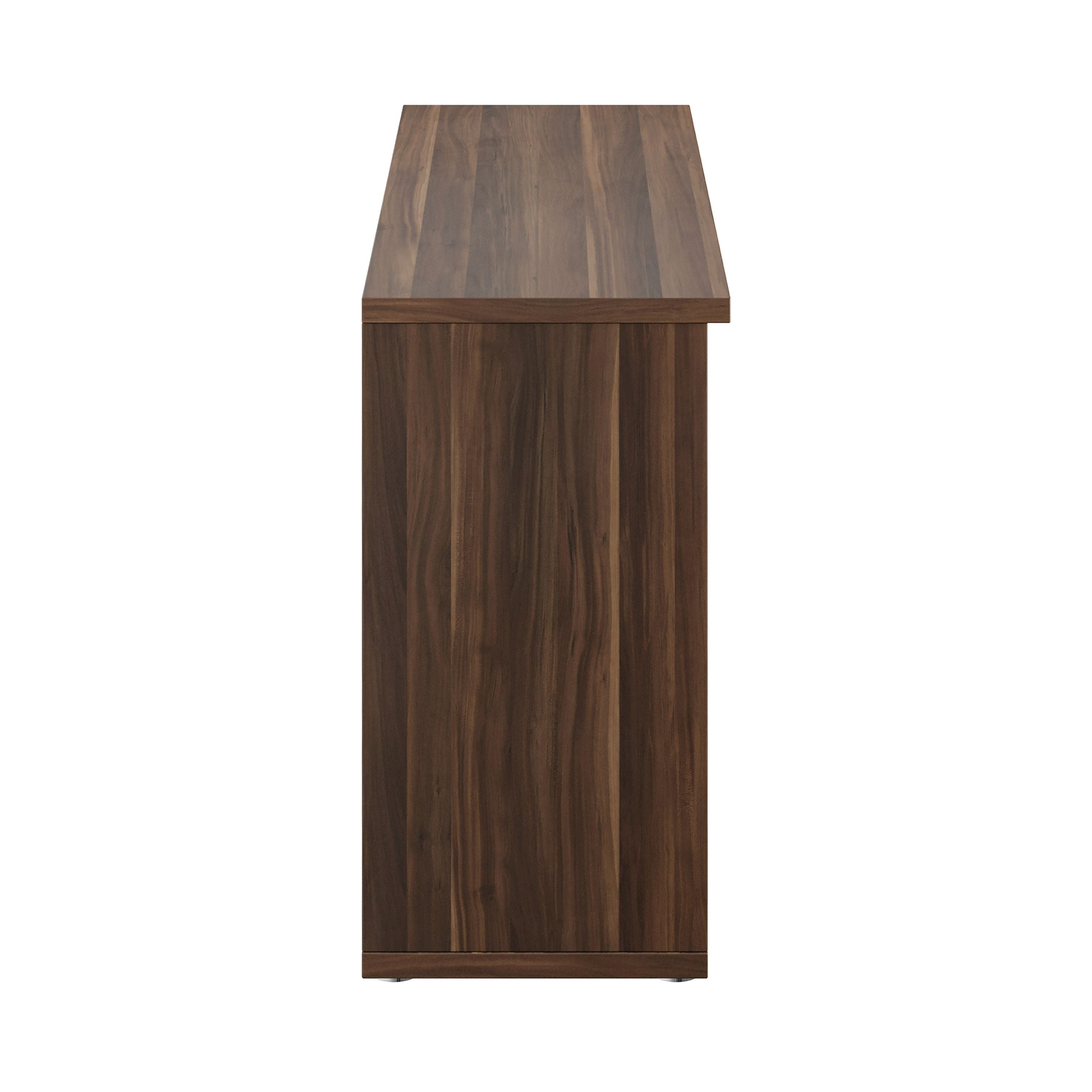 Avior Executive Bookcase 1005x404x800mm Dark Walnut Kf90614