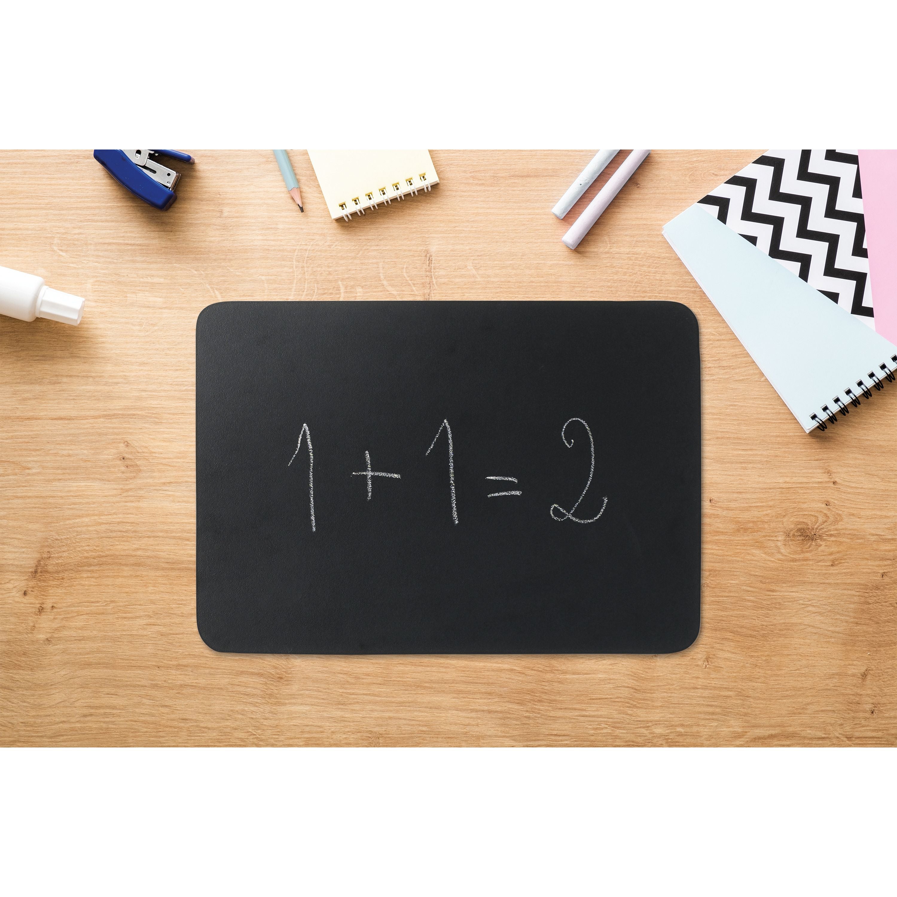 Bi-office Frameless Chalkboard Double-sided Washable Black Surface A3 – (Pack of 5)