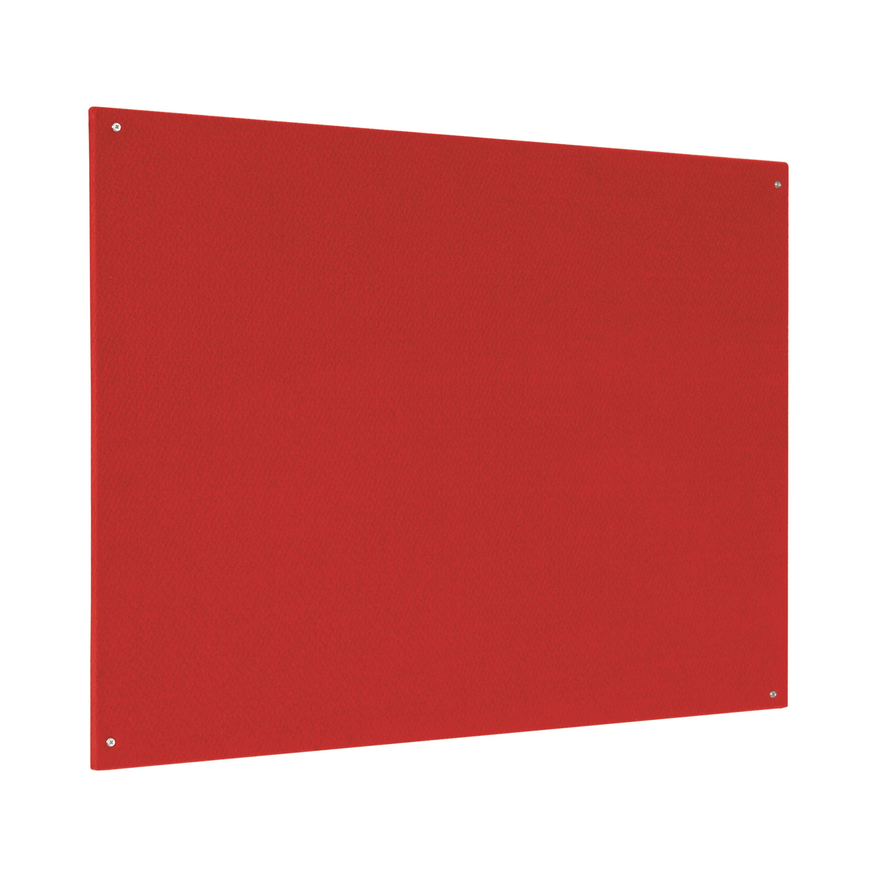 Bi-office Unframed Noticeboard Red Felt Surface 875x575mm Fb0746397