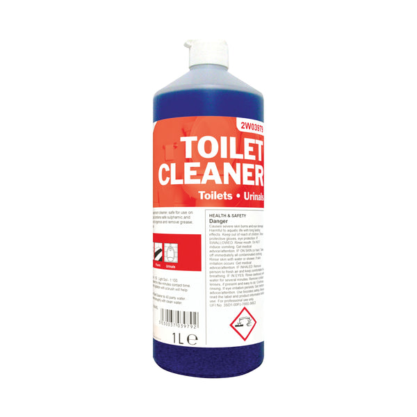2WORK Antibacterial Daily Use Toilet Cleaner Perfumed 1 Litre – (Pack of 1)