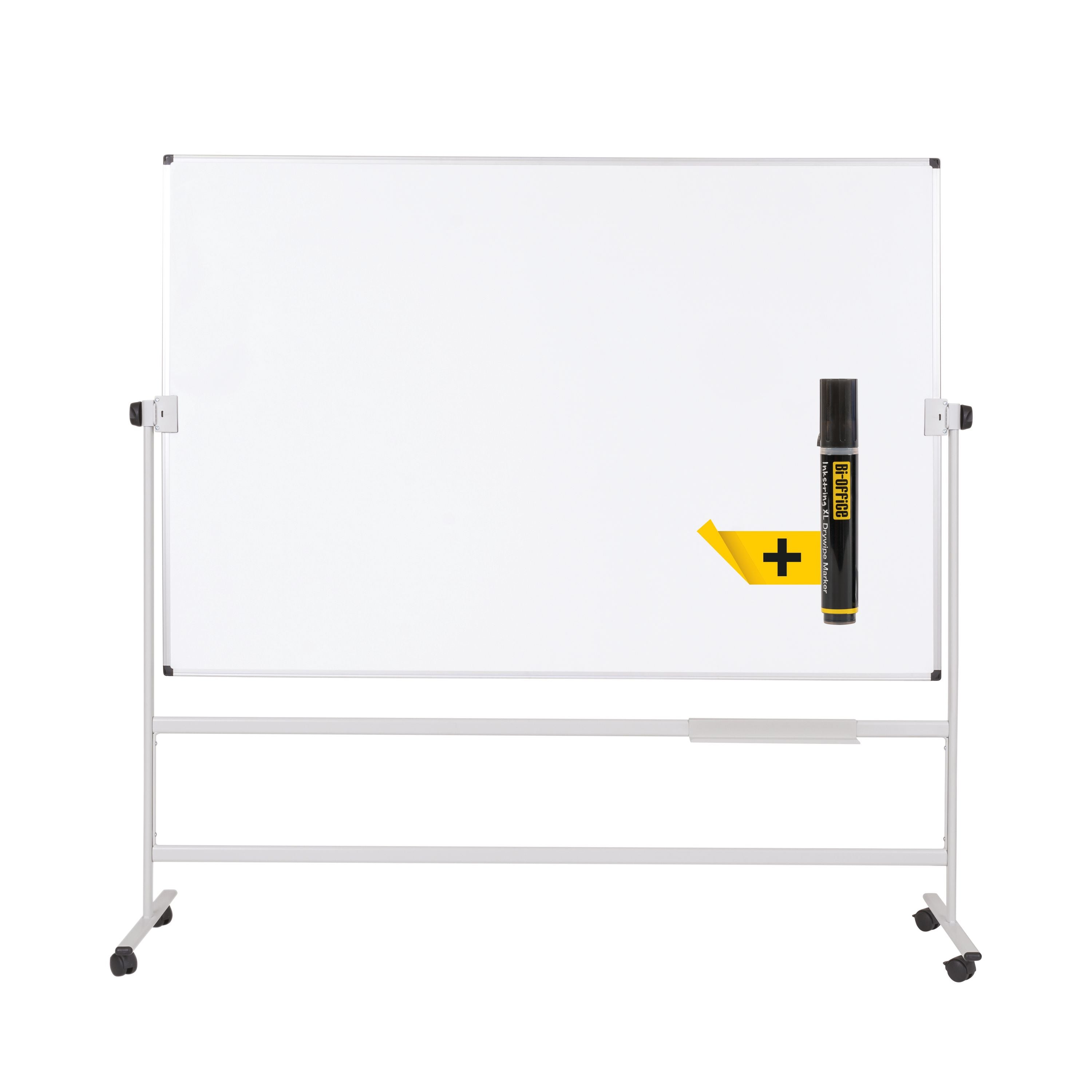 Bi-office Revolving Whiteboard Lacquered Steel Surface 180x120cm Qr0503